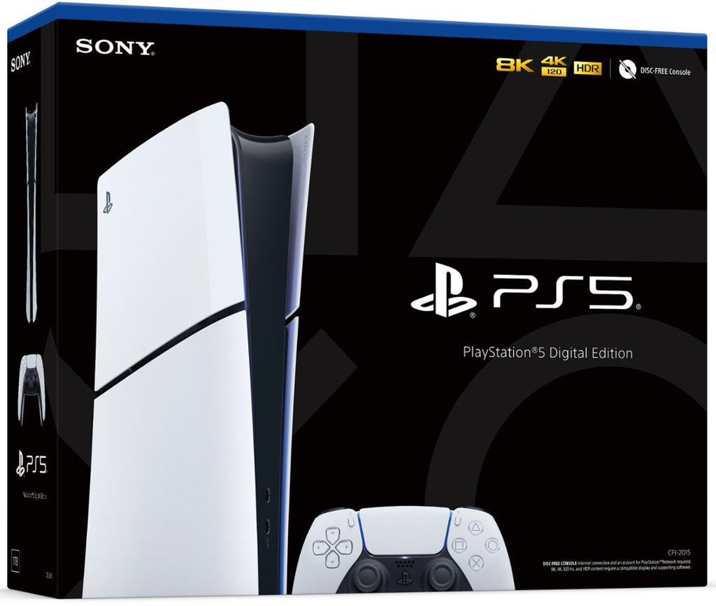 Clicksmart Edition Sony - PlayStation 5 SLIM 1TB Console - Digital Edition (PS5)