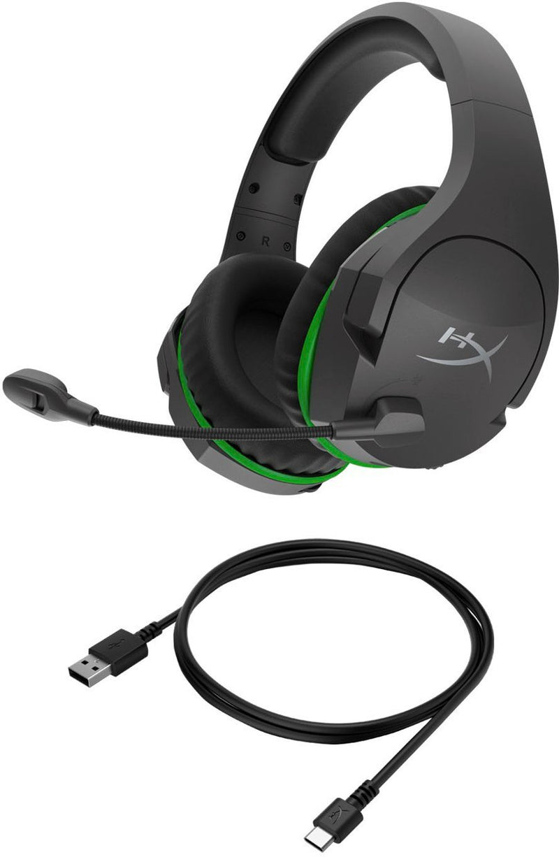 HyperX - CloudX Stinger Core Wireless Gaming Headset for Xbox X|S and Xbox One - Black/Green