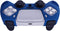 eXtremeRate PlayVital Blue 3D Studded Edition Anti-Slip Silicone Cover Skin for PS5 Wireless Controller with 6 Black Thumb Grip Caps