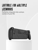 Soft Silicone Protective Cover/ Sleeve/ Case for Asus ROG Xbox Ally/ Ally X,  plus 4 Thumbstick Caps, Shockproof (Black)