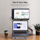 Ultra-Slim IPS 15.6in Portable Monitor w/Smart Cover & Speakers: FHD, 1080P, HDR, USB C, HDMI, Gaming Display, Plug & Play - Designed for Console, Laptop, PC, Phone, Mac