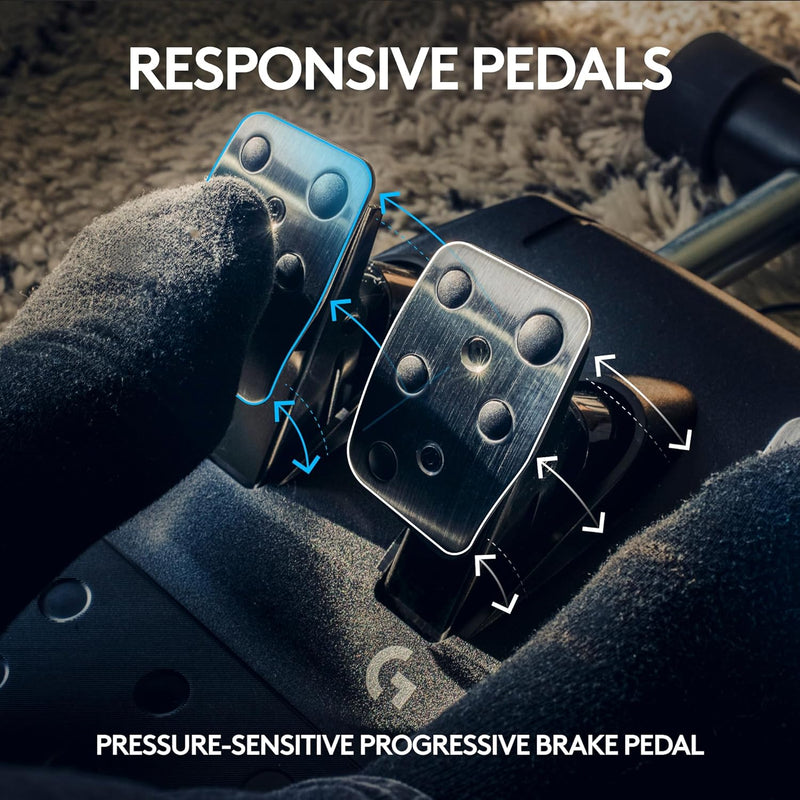 ps5 foot pedal Logitech G923 Racing Wheel and Pedals for PS5, PS4 and PC