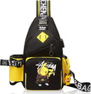 Pikachu WINK One-Shoulder Backpack with USB and Headphone Port - by CusalBoy Fashion