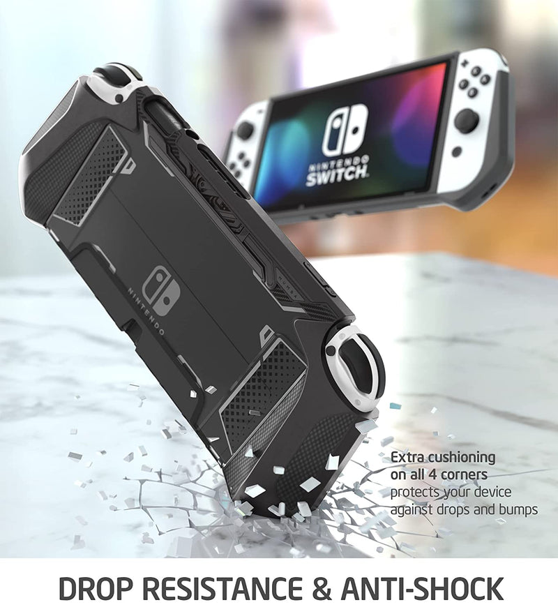 Mumba Dockable Case/ TPU Grip Protective Cover for Nintendo Switch OLED model [Blade Series]