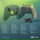 Microsoft - Special Edition - REMIX Controller includes XBOX Rechargeable Battery Pack - for Xbox Series X|S, Xbox One, Windows 10/11, Android and iOS devices