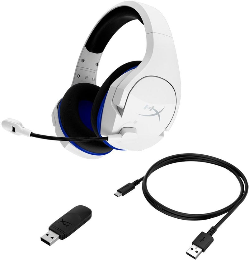 HyperX - Cloud Stinger Core Wireless Gaming Headset for PC, PS5, and PS4 - White