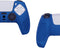 eXtremeRate PlayVital Blue 3D Studded Edition Anti-Slip Silicone Cover Skin for PS5 Wireless Controller with 6 Black Thumb Grip Caps