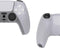 eXtremeRate PlayVital Clear White 3D Studded Edition Anti-Slip Silicone Cover Skin for PS5 Wireless Controller with 6 Clear White Thumb Grip Caps