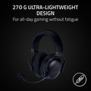Razer BlackShark V3 X HyperSpeed Wireless E-Sports Gaming Headset, Black | 50mm Drivers, Cardioid Mic, 2.4 GHz, Bluetooth, USB, Works with PC, Mac, PlayStation, Nintendo Switch, Steam deck, Smartphone, 70 Hr Battery