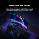 SAMSUNG 27in Odyssey G55C Series QHD 1000R Curved Gaming Monitor, 1ms(MPRT), HDR10, 165Hz, AMD Radeon FreeSync, Eye Care, LS27CG552ENXZA, 2024 model