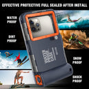 Underwater Snorkeling Diving Phone Case & [50ft/15m] Professional Scuba Dive Waterproof Case Photo Video Cover with Lanyard for iPhone 15/14/ 13/12/ 11/ Pro Max Samsung Galaxy LG Google etc