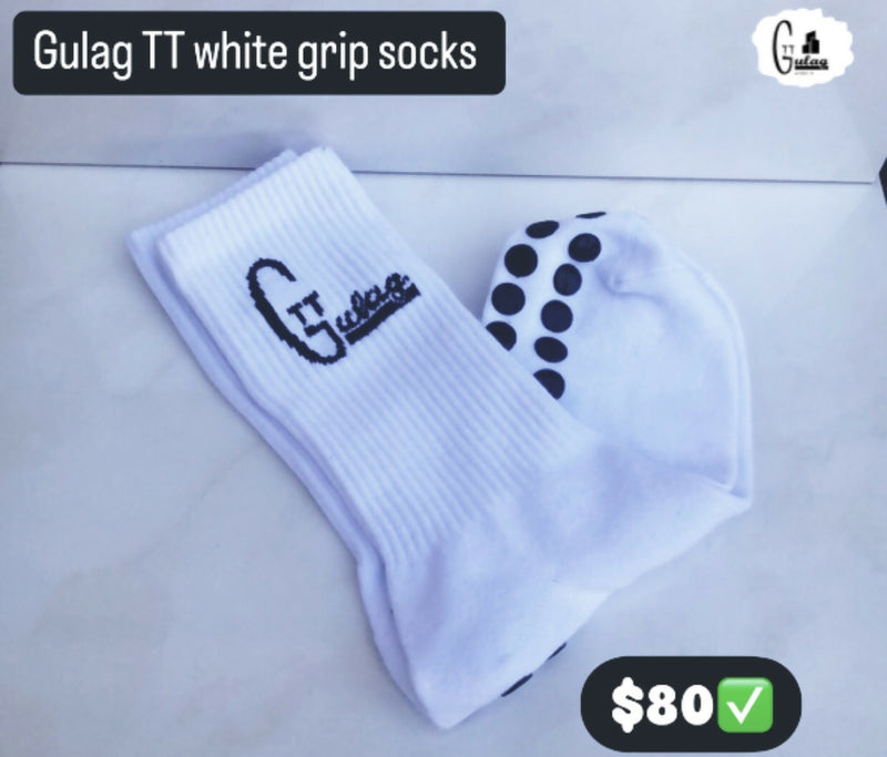 Gulag TT white Grip socks