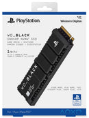 WD BLACK 1TB SN850P NVMe M.2 SSD - Officially Licensed Storage Expansion for PS5 Consoles, up to 7,300MB/s, with heatsink - WDBBYV0010BNC-WRSN