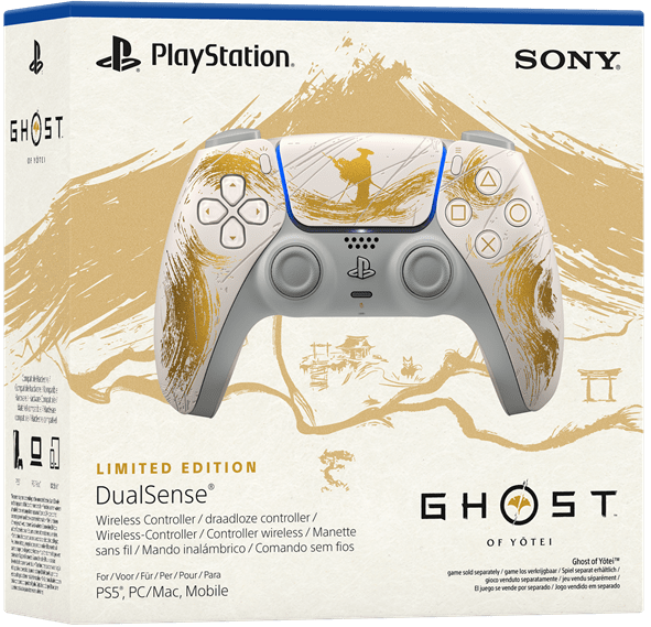 Sony PS5 DualSense™ wireless Controller – Ghost of Yōtei™ Gold Limited Edition