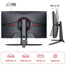 KOORUI 27 inch 144Hz 1ms 2K QHD (2560x1440) Gaming Monitor, with HDMI/ DisplayPort, Adaptive Sync, VA Panel Technology