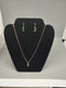 Iridescent Teardrop Necklace Set