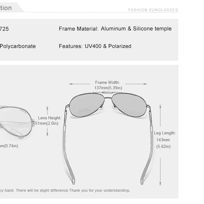 Kingseven UV 400 Polarised Sunglasses (N725)