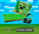 MINECRAFT GAMING COLLECTION by Razer - Includes Razer BlackWidow V4 X Mechanical Gaming Keyboard, Razer Cobra Wired Gaming Mouse, Razer Kraken V4 X Wired Gaming Headset, and Razer Gigantus V2 Cloth Gaming Mouse Pad