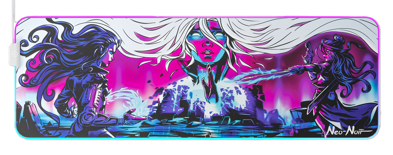 SteelSeries QcK Prism XL RGB Mousepad - NEO NOIR Limited Edition (Size: L*W*H: 900 * 300 * 4 mm)