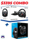 COMBO DEAL - Logitech - G29 Driving Force Racing Wheel and Floor Pedals + Driving Force Shifter for PS5, PS4, PC and Mac