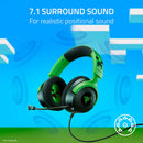 MINECRAFT EDITION Gaming Headset by Razer - Kraken V4 X Wired Headset for PC, Mac, Playstation, Nintendo Switch, Steam Deck, Mobile, and Tablet