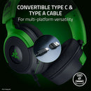 MINECRAFT EDITION Gaming Headset by Razer - Kraken V4 X Wired Headset for PC, Mac, Playstation, Nintendo Switch, Steam Deck, Mobile, and Tablet