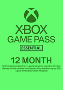Xbox Game Pass Essential - 12 Month Membership - USA Region - [Digital Code] - (formerly Xbox Core / Live Gold)