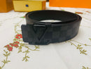 LV Damier Graphite Belt