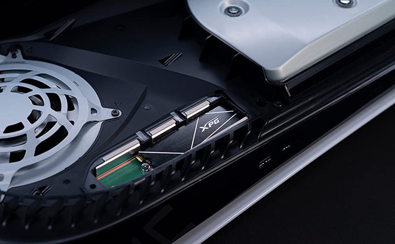 XPG 1TB GAMMIX S70 Blade w/ Heatsink - Works with Playstation 5, PCIe Gen4 M.2 2280 Internal Gaming SSD