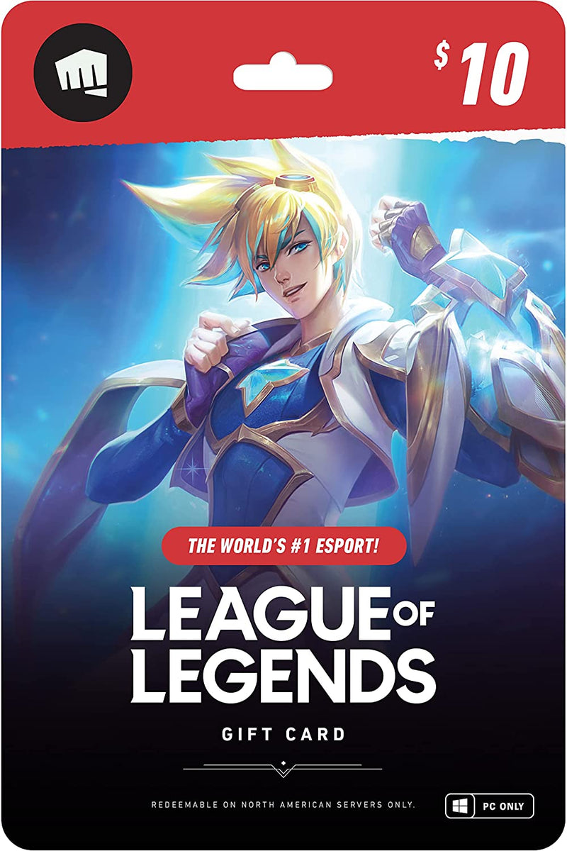 League of Legends Gift Cards - NA Server Only [Digital Codes]