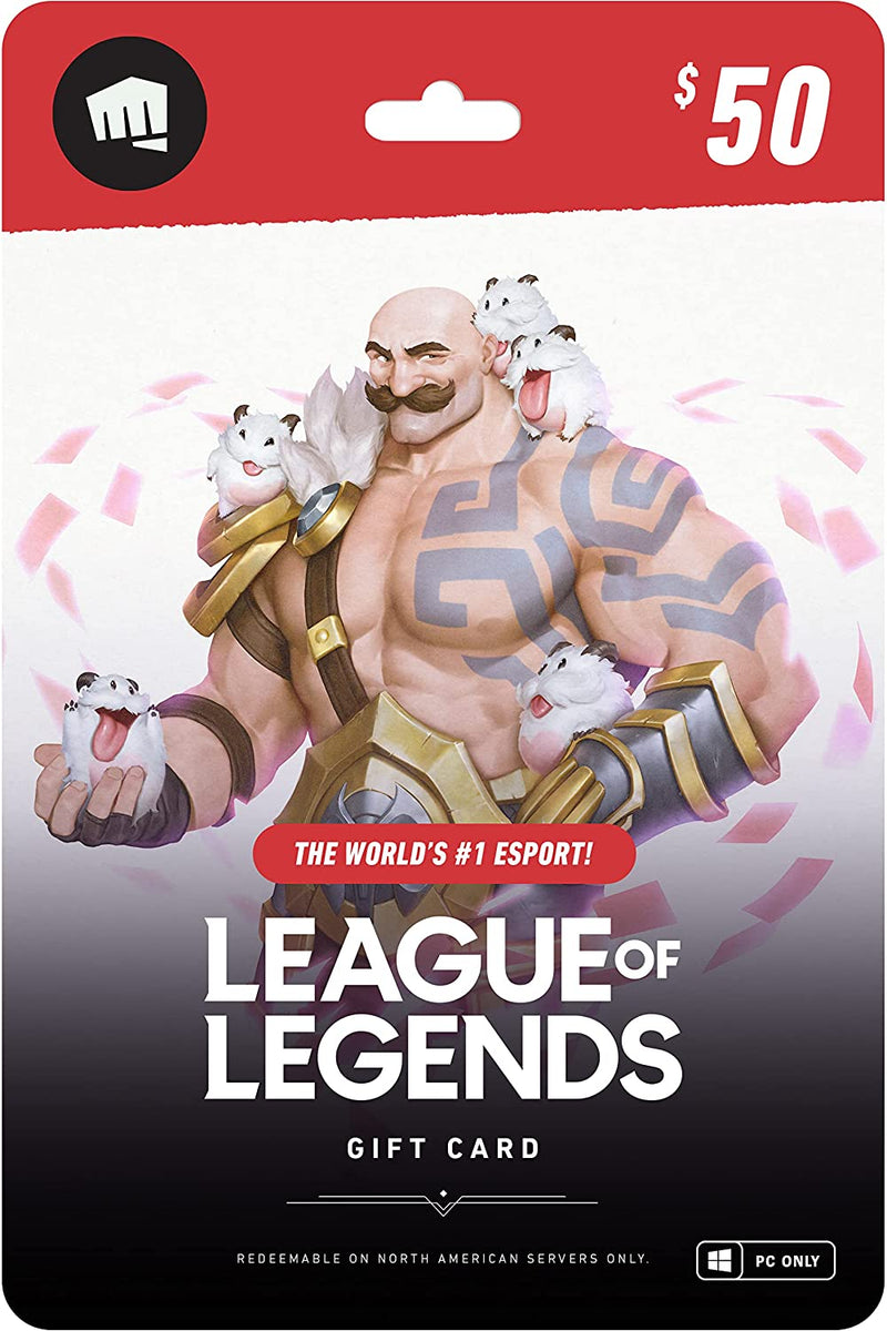 League of Legends Gift Cards - NA Server Only [Digital Codes]