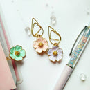 Pastel Flower Dangle Clip