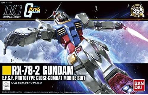 Bandai Hobby HGUC RX-78-2 Gundam Revive Model Kit, 1/144 Scale