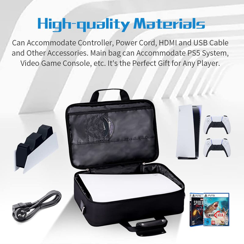 G-STORY Console Carrying Case/ Storage Bag for PS5  (Includes Silicone Cover Skin Protector for DualSense Controller)