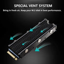 QIVYNSRY HeatSink for NVMe M.2 SSD Drives - Fully compatible with PS5 SSD's