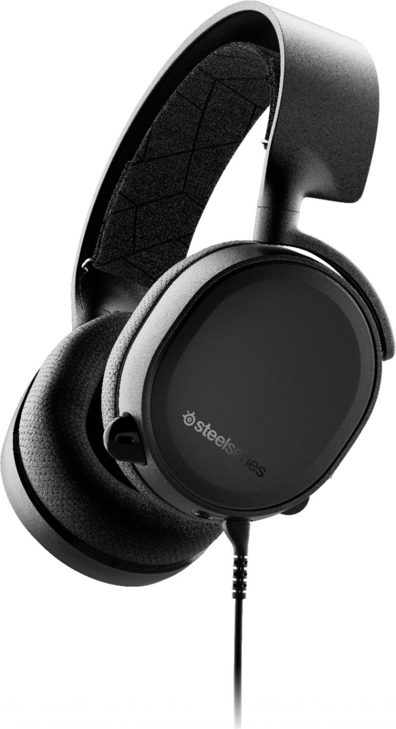 SteelSeries Arctis 3 - All-Platform Gaming Headset - for PC, PlayStation 4|5, Xbox One, Series S|X, Nintendo Switch, VR, Android, and iOS - Black