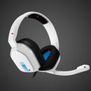 Astro Gaming - A10 Wired Stereo Over-the-Ear Gaming Headset for PS4 & PS5 with Flip-to-Mute Mic - White/Blue