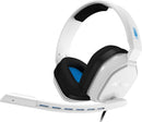 Astro Gaming - A10 Wired Stereo Over-the-Ear Gaming Headset for PS4 & PS5 with Flip-to-Mute Mic - White/Blue