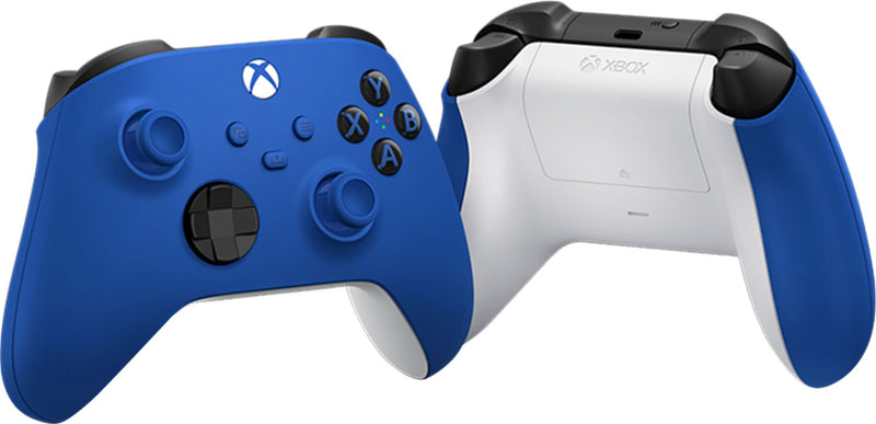 Microsoft - Shock Blue Controller for Xbox Series X|S and Xbox One (Latest Model)