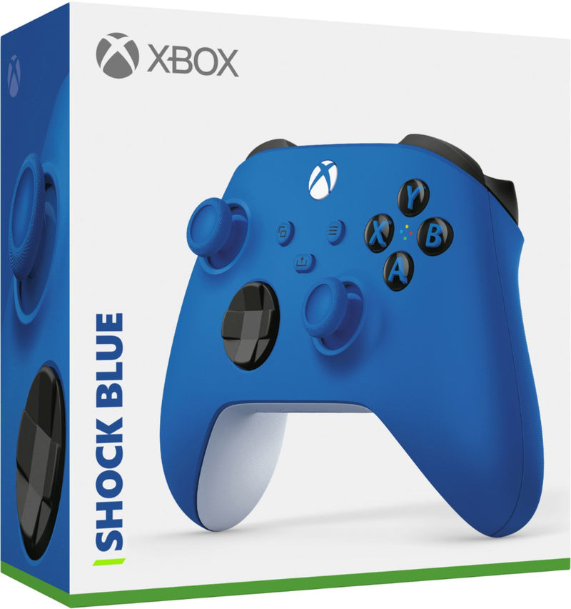 Microsoft Shock Blue Controller for Xbox Series X|S and Xbox One (Latest Model)