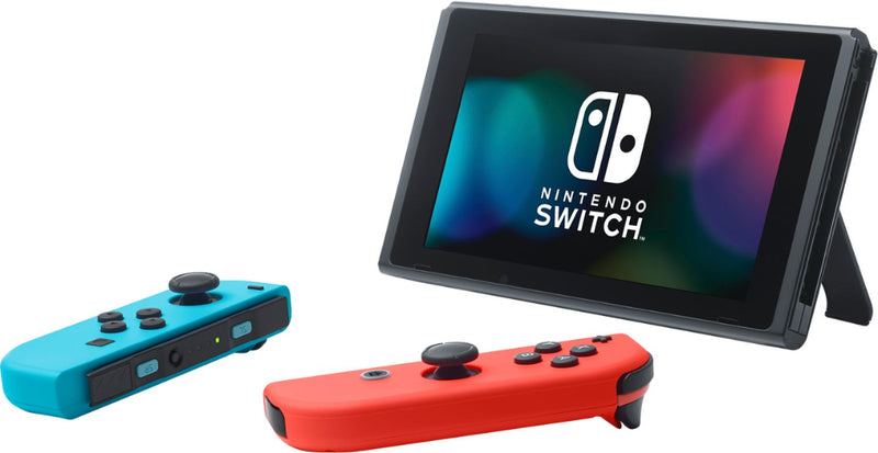 Nintendo Switch Bundle: Nintendo Switch V2 Console with Blue & Red Joy-Cons + Mario Kart 8 Deluxe (Full Game Download) + 3 Month Nintendo Switch Online Individual Membership