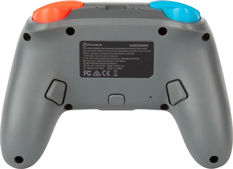 PowerA - Nano Enhanced Wireless Controller for Nintendo Switch - Nano Gray-Neon