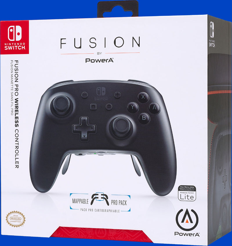 PowerA - FUSION Pro Wireless Controller for Nintendo Switch - White/Black