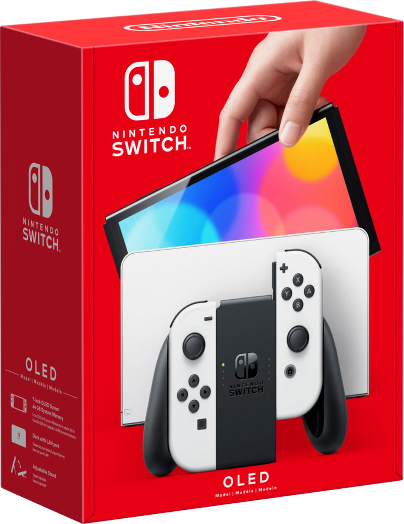 Nintendo Switch – OLED Model w/ White Joy-Con