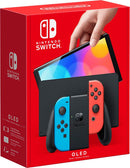 Nintendo Switch – OLED Model w/ Neon Red & Neon Blue Joy-Con