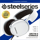 SteelSeries Arctis 3 Console - Stereo Wired Gaming Headset for PlayStation 4|5, Xbox Series X|S, Xbox One, Nintendo Switch, VR, Android and iOS - White