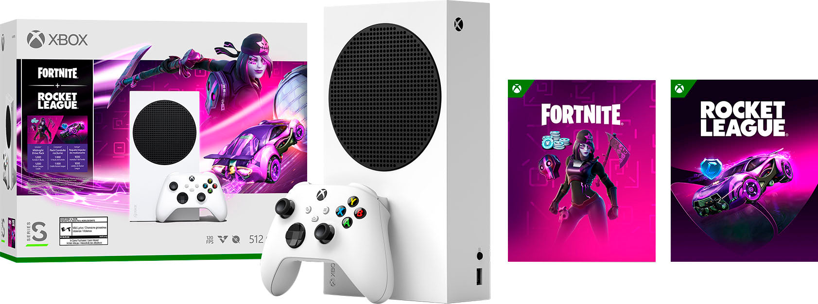 Microsoft Xbox One S Fortnite Bundle Fortnite Rocket League Bundle