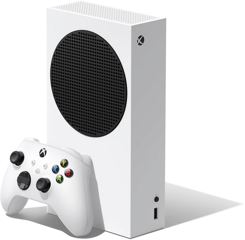 Microsoft - Xbox Series S – Fortnite & Rocket League Bundle (Disc-free Gaming) - White