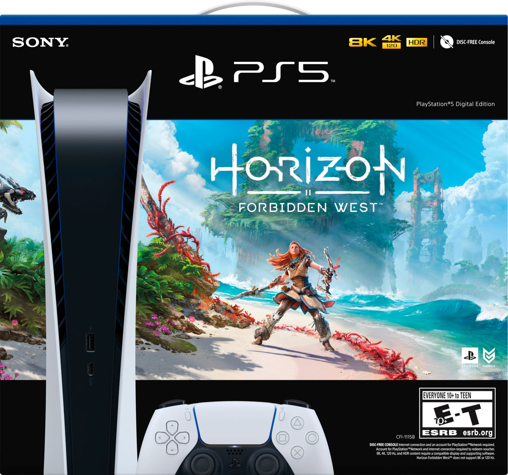 Clicksmart Edition PlayStation®5 Console - Digital Edition - Horizon Forbidden West™ Bund