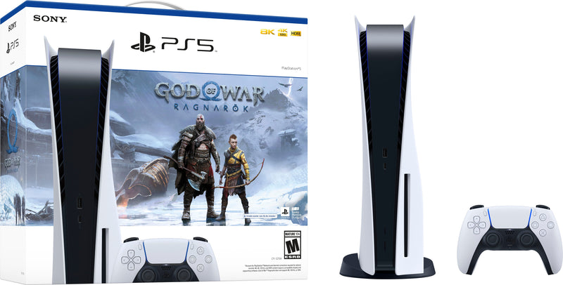 PlayStation 5 Console (Disc) - God of War Ragnarök Bundle (PS5)